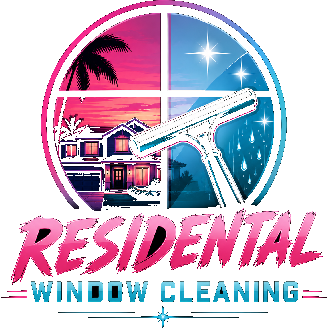 Residential window cleaning badge